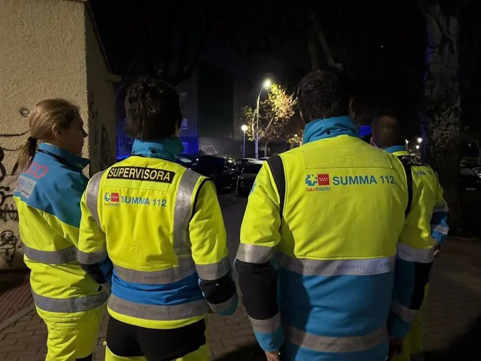 Summa 112 en Mejorada del Campo por la muerte de un hombre por arma de fuego