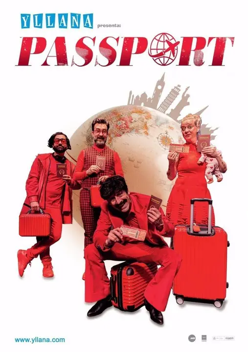 Cartel de la obra teatral c&oacute;mica "Passport" en Coslada