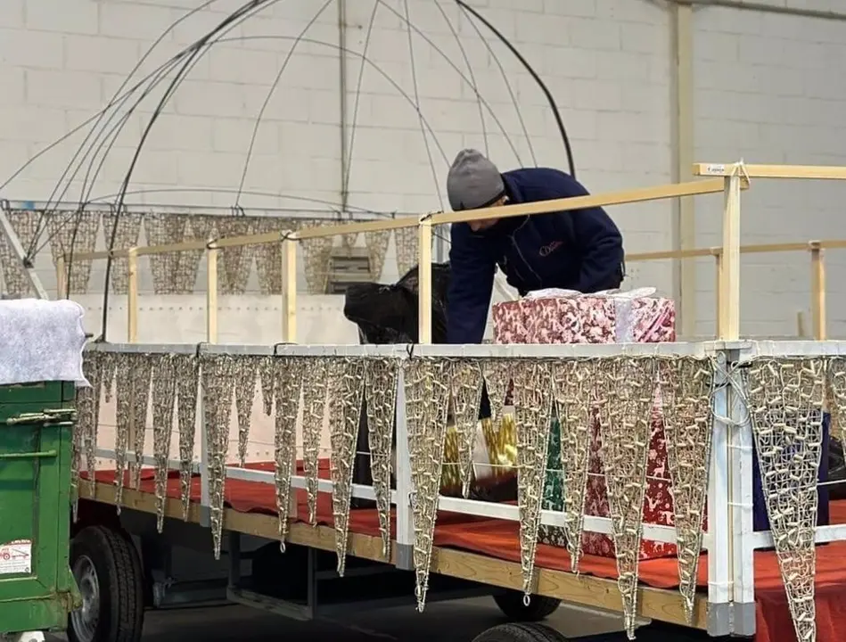 Cabalgata de Reyes en preparaci&oacute;n