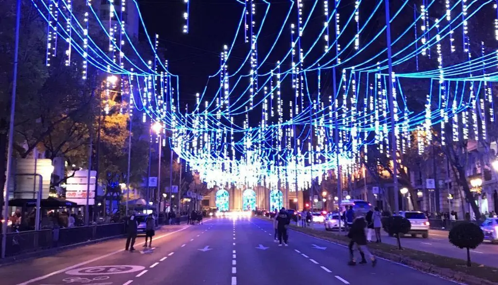 Luces de Navidad en Madrid