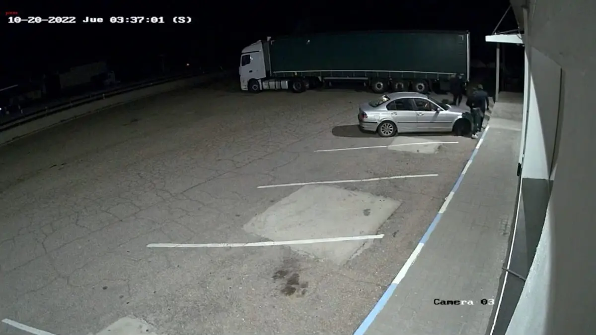 Fotograf&iacute;a captada de la banda criminal especializada en robo de veh&iacute;culos en Arganda