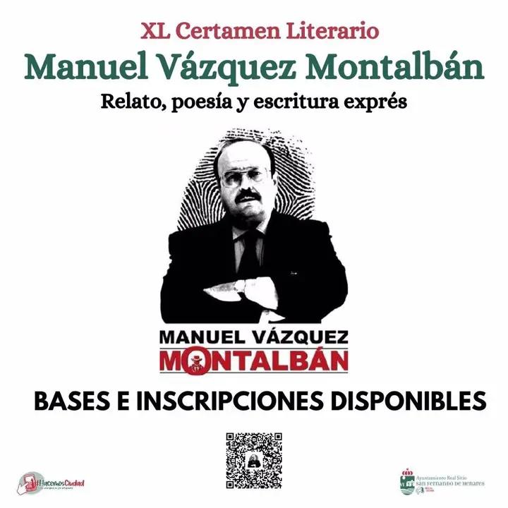 Cartel de Certamen Literario en San Fernando de Henares
