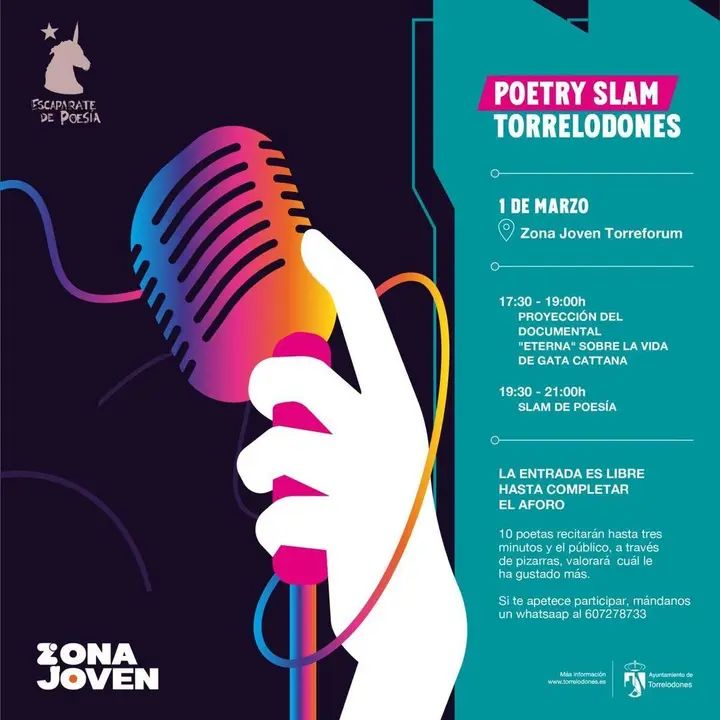 Cartel poes&iacute;a Torrelodones.