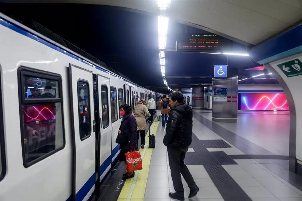 And&eacute;n del Metro de Madrid