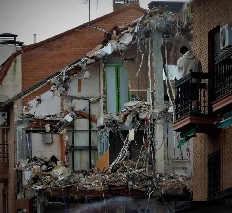 Infraestructura de edificio derruida