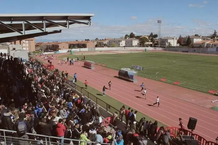 Pista de attletismo en Arganda del Rey