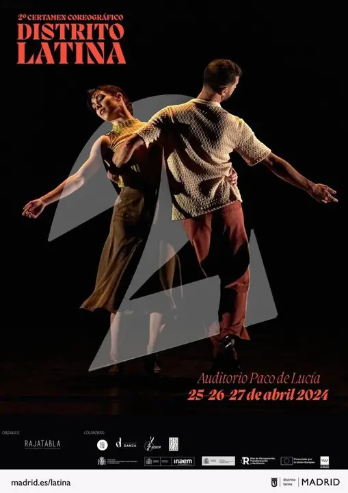 Cartel del segundo certamen de danza y flamenco.