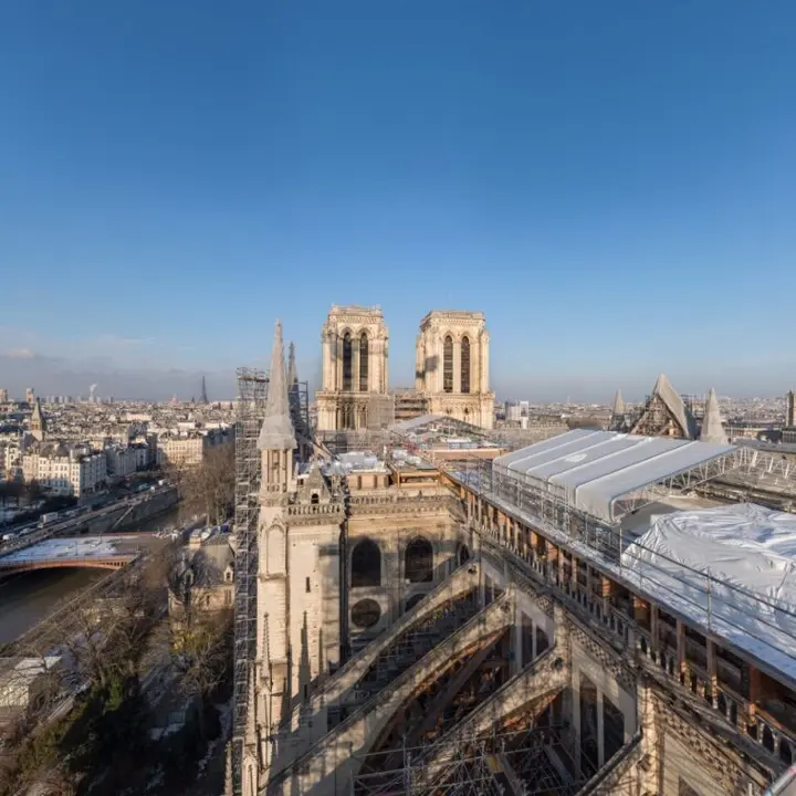 Catedral de Notre Dame en obras