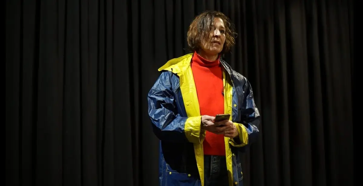 Elisabet Gelabert en una escena de los ensayos de Lady Anne |  Foto: Natalia Romero.