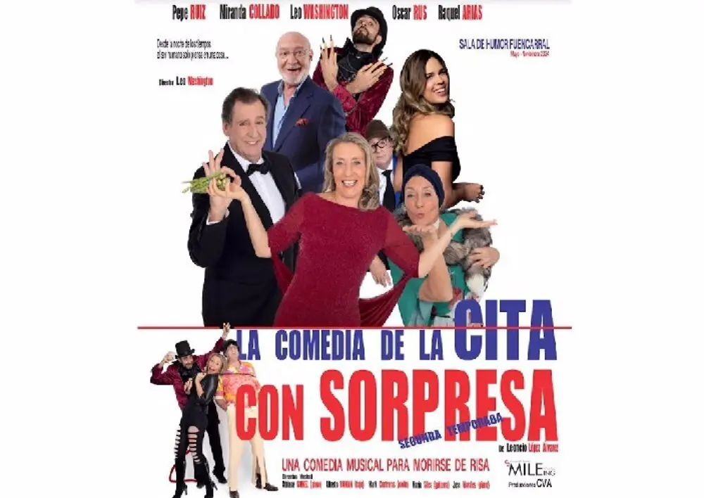 Cartel de "La Comedia de la cita con sorpresa"