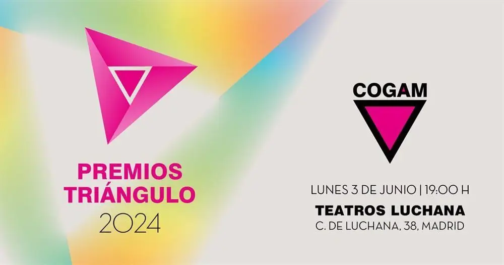 Cartel de los Premios Tri&aacute;ngulo 2024 de Cogam