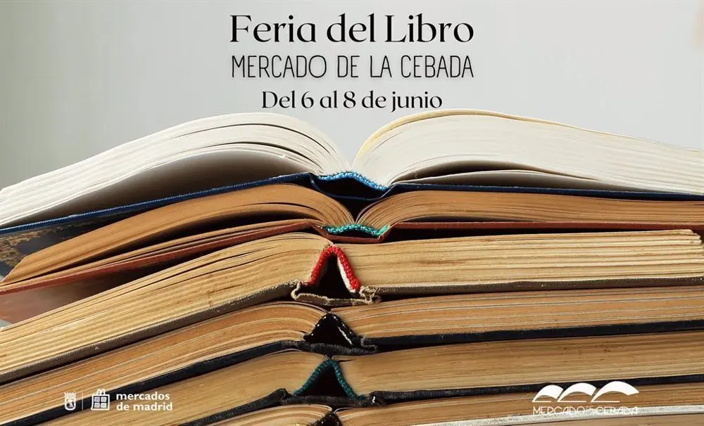 El Mercado de la Cebada celebra su Feria del Libro del 6 al 8 de junio