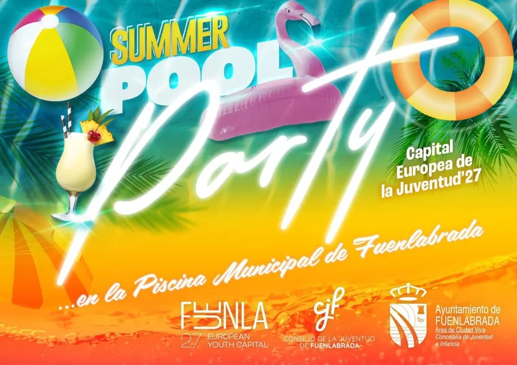 Fuenlabrada dar&aacute; la bienvenida al verano con una &lsquo;pool party&rsquo; nocturna