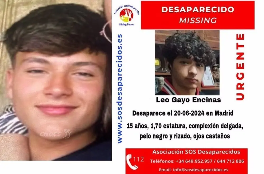 Buscan a dos chicos menores desaparecidos la semana pasada en Madrid y Las Rozas