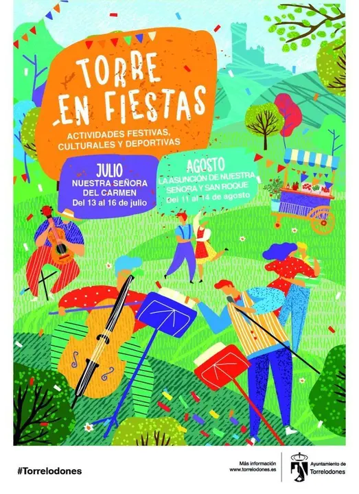 Cartel fiestas Torrelodones