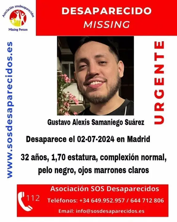 Cartel persona desaparecida