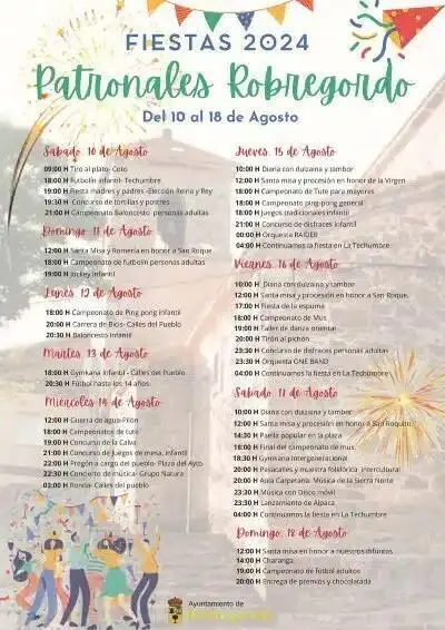 Programaci&oacute;n Fiestas Robregordo.