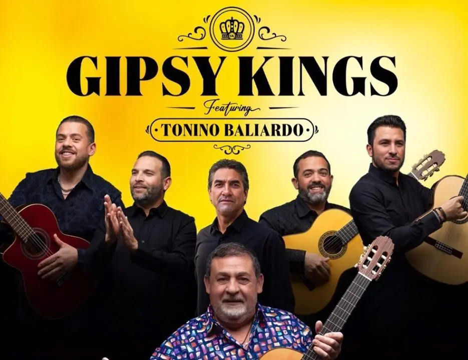 Cartel promocional de los Gipsy Kings 