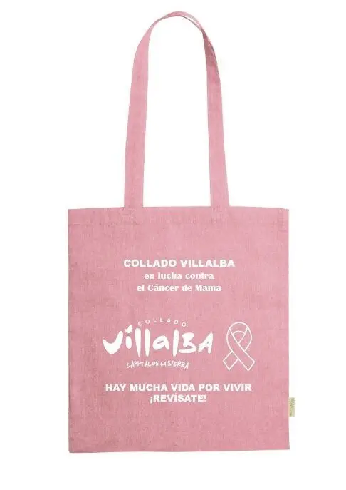 Bolsa conmemorativa de color rosa