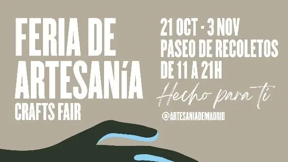 Cartel de la Feria de Artesan&iacute;a de Madrid 2024.