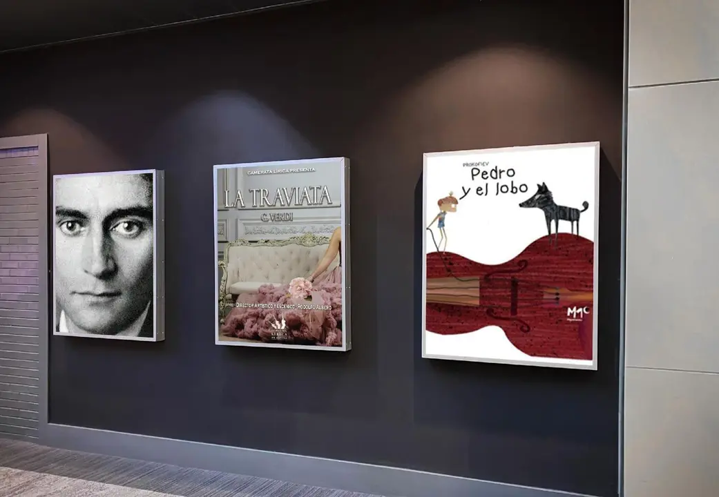 Carteles del programa de la semana cultural de Majadahonda. 