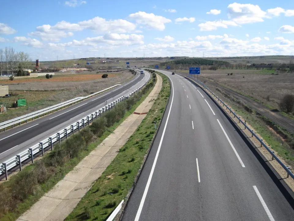 La A-6 de obras en Collado Villalba
