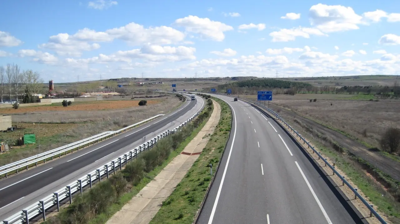 La A-6 de obras en Collado Villalba