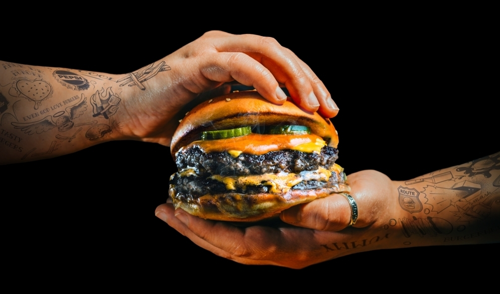 'The Champions Burger'.