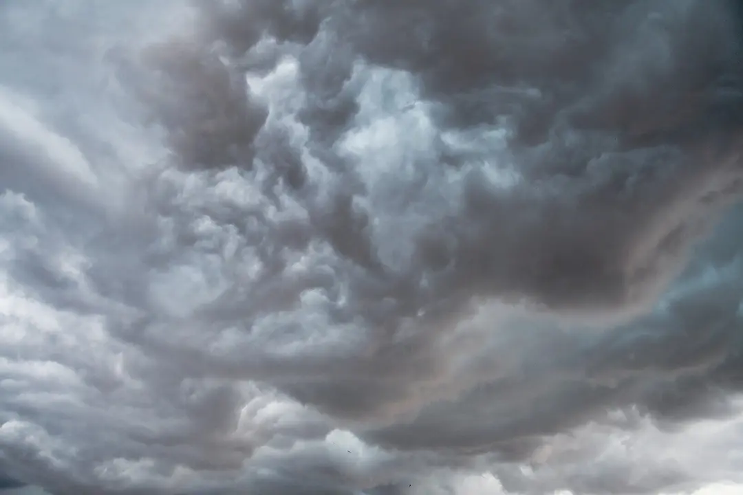 Imagen de archivo de nubes en el cielo.