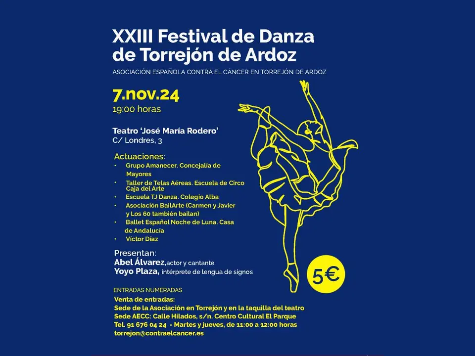 Cartel del Festival Danza AECC