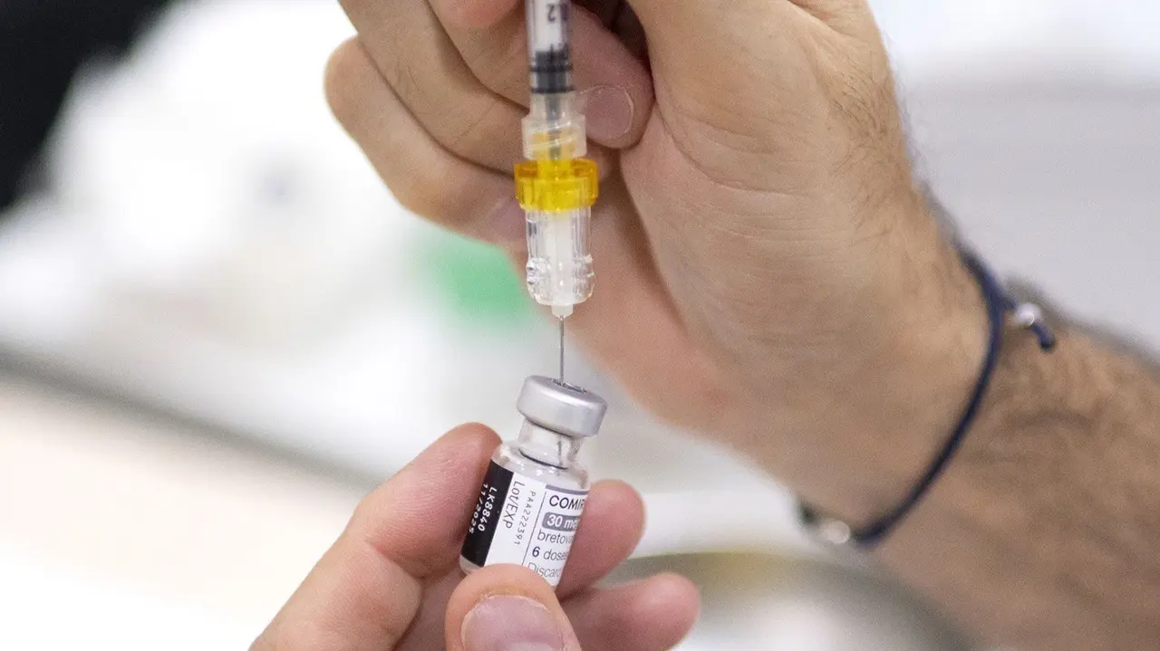 Vacunas contra la gripe, en un centro de salud, en Madrid.