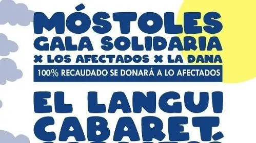 Cartel Gala Ben&eacute;fica DANA en M&oacute;stoloes.