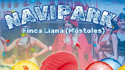 Cartel Navipark M&oacute;stoles.