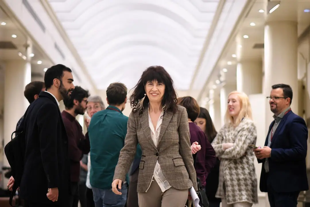 La ministra de Igualdad, Ana Redondo, a su llegada a una sesi&oacute;n de control al Gobierno en el Senado, a 3 de diciembre de 2024, en Madrid.