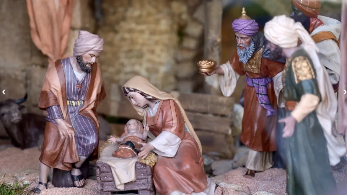 Bel&eacute;n de Navidad, nacimiento.