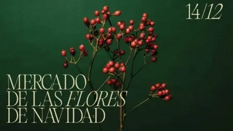 Cartel oficial Vogue Mercado de las Flores.
