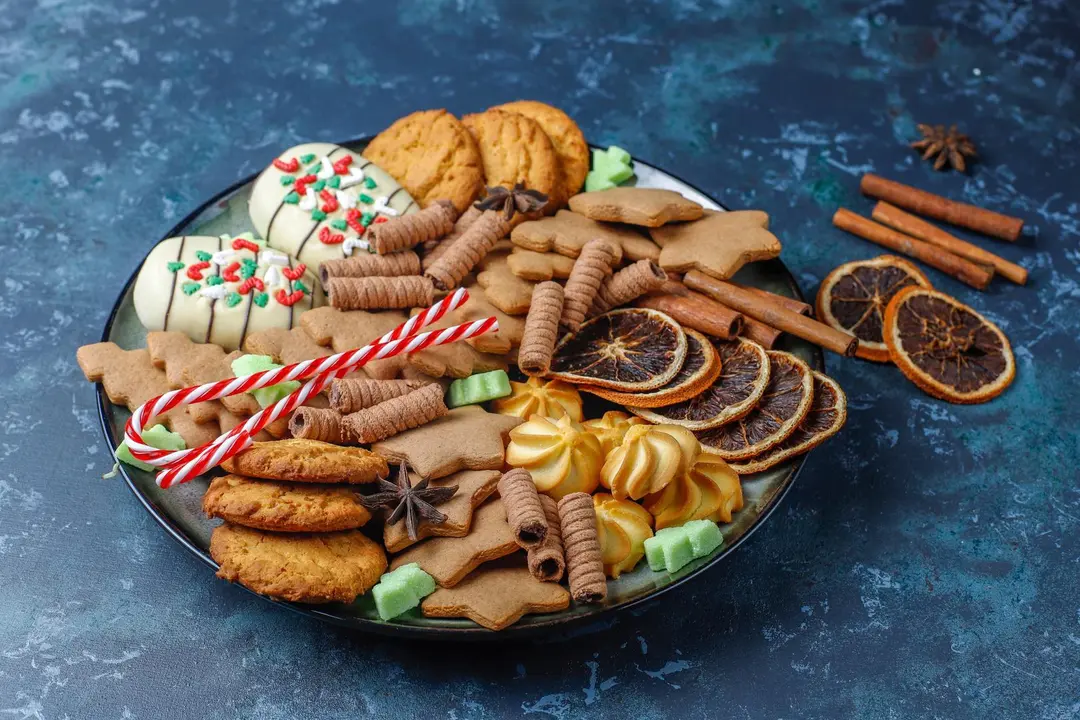 Imagen de archivo. Galletas de Navidad caseras.