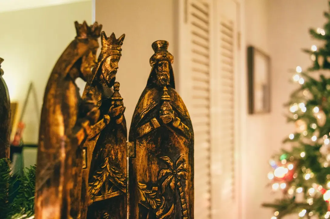 Figuras de los Reyes Magos.