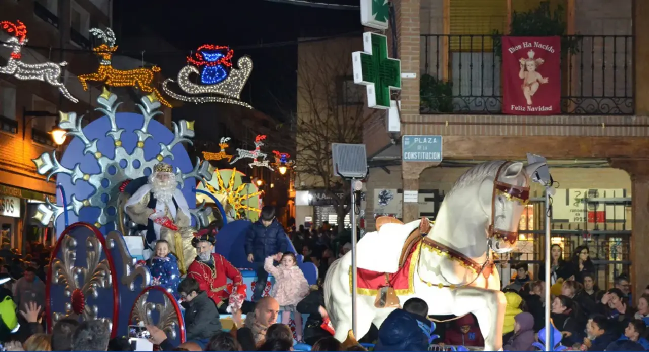 Cabalgata de Reyes Magos de Ciempozuelos 2022.