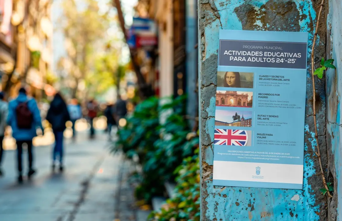 Majadahonda ofrecer&aacute; 156 plazas en los cursos para adultos de febrero a mayo de 2025.