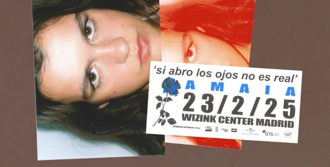 Cartel del concierto de Amaia en Madrid.