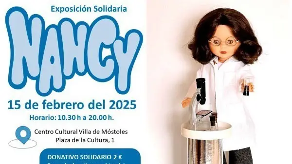 El Centro Cultural Villa de M&oacute;stoles acoge la exposici&oacute;n solidaria de Nancy que contar&aacute; con alrededor de 200 mu&ntilde;ecas.