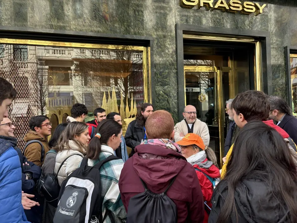 Fern&aacute;ndez en la actividad 'Con ojos de gato'. Imagen cedida por el Ayuntamiento de Madrid.