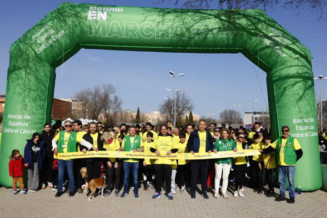 Marcha en Pinto contra el C&aacute;ncer infantil 2025.