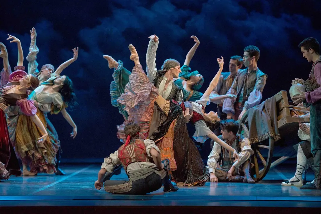 Representaci&oacute;n de Don Quijote de la Compa&ntilde;&iacute;a Nacional de Danza. Foto de Jes&uacute;s Vallinas.