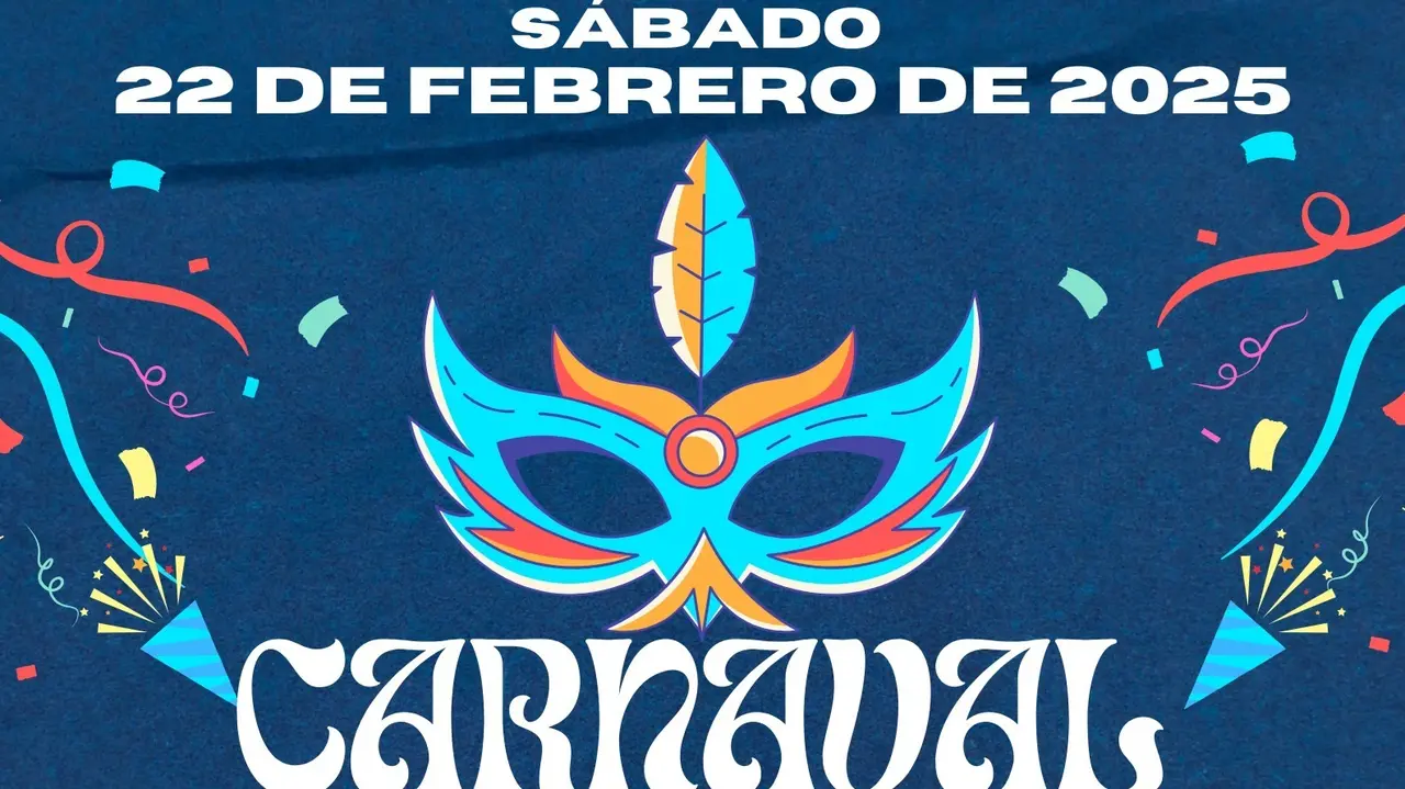 Cartel Carnaval de Aranjuez 2025. Imagen cedida por el Ayuntamiento de Aranjuez