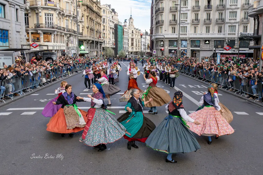 Desfile San Patricio en Madrid.
