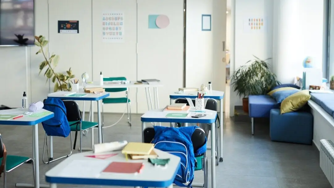 Aula de colegio.