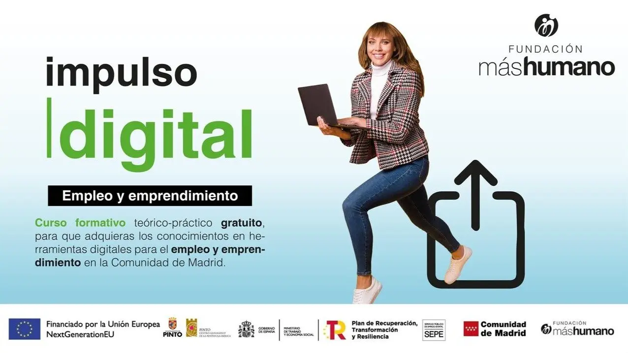 Cartel del curso 'Impulso Digital'.
