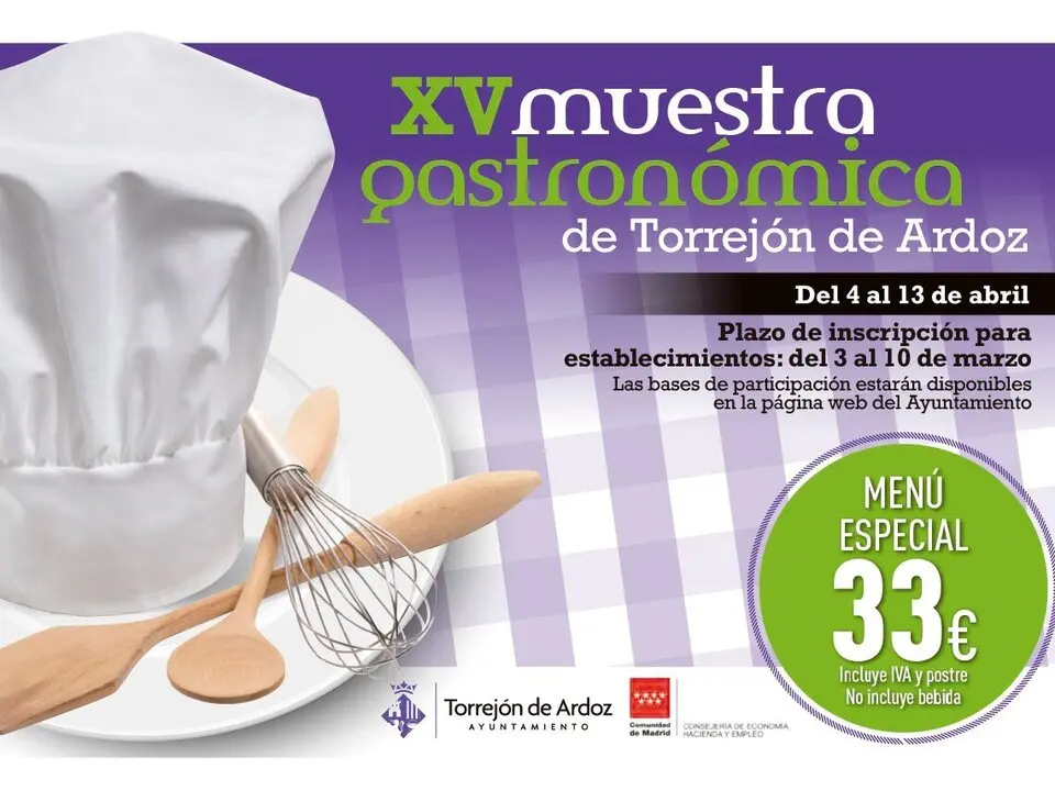 XV Muestra Gastron&oacute;mica de Torrej&oacute;n.